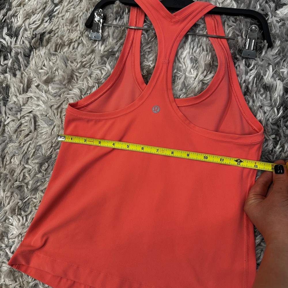 Lululemon Power Y / Racerback Tank – Coral Red - Picture 6 of 10